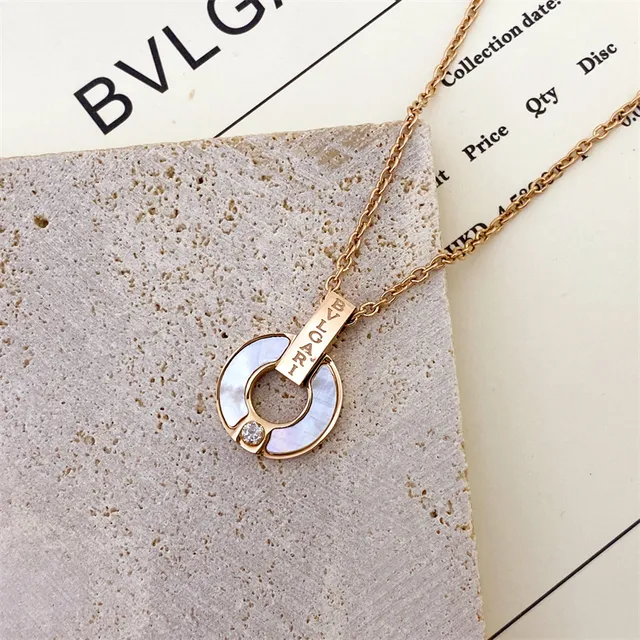 Bvlgari B.zero1 Malachite Enamel and Diamond Pendant Necklace 7