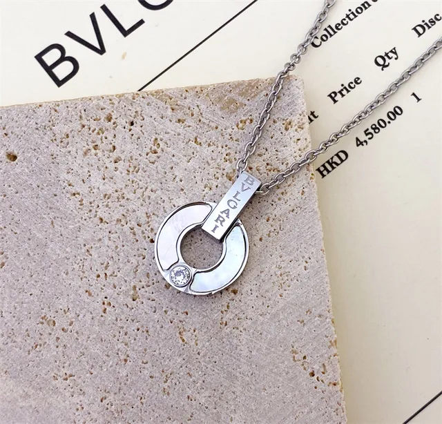 Bvlgari B.zero1 Malachite Enamel and Diamond Pendant Necklace 8