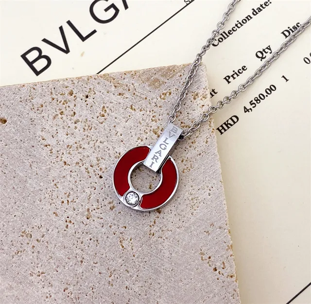 Bvlgari B.zero1 Malachite Enamel and Diamond Pendant Necklace 9