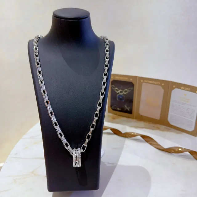 Bvlgari B.zero1 Pavé Diamond Link हार 6