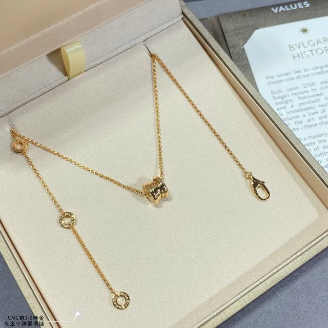 Bvlgari B.zero1 层叠戒指吊坠项链 2