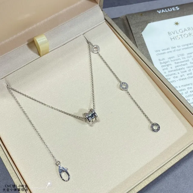 Bvlgari B.zero1 层叠戒指吊坠项链 3