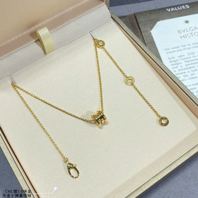 Bvlgari B.zero1 层叠戒指吊坠项链 4