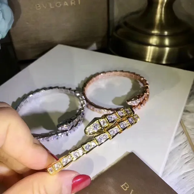Bvlgari Serpenti Pavé-Set Coiled Snake Bracelet 4