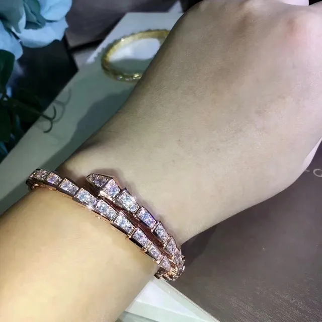 Bvlgari Serpenti Pavé-Set Coiled Snake Bracelet 5
