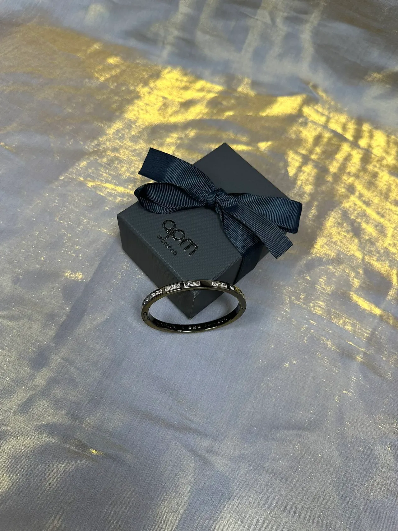Cartier Juste un Clou 黑化金属通道镶嵌宝石手链 6