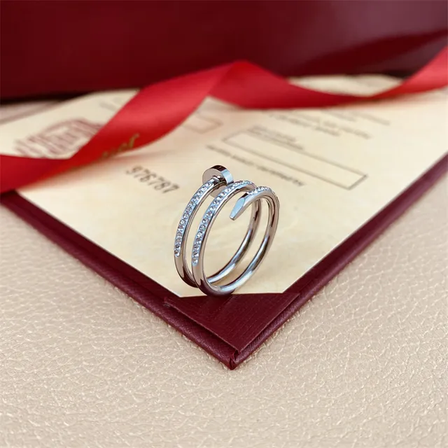 Cartier Juste un Clou Double Tour Polished Gold Ring 7