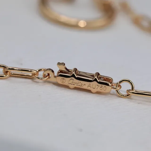 Collier Cartier Juste un Clou Pavé Diamants Or Rose 5