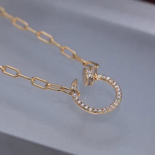 Collier Cartier Juste un Clou Pavé Diamants Or Rose 7