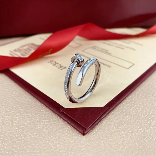 Cartier Juste un Clou Pavé Gold Ring 2