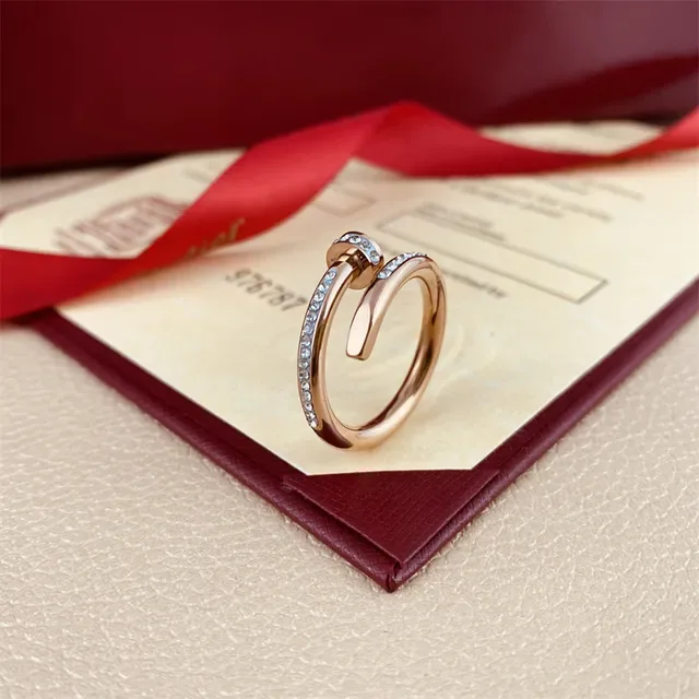 Cartier Juste un Clou Pavé Gold Ring 4