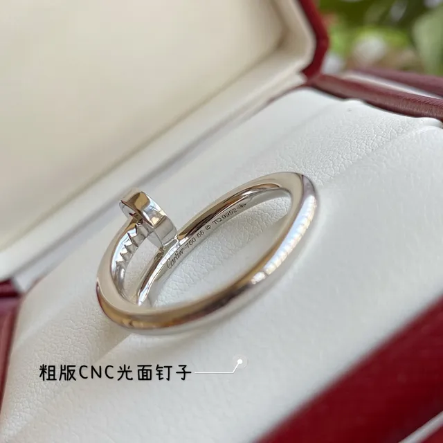 Cartier Juste un Clou Pavé 玫瑰金 指甲戒 5