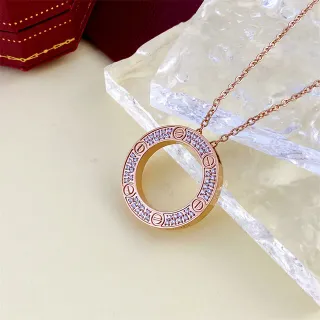 Cartier Juste un Clou Pavé ذهب वर्दी قلادة