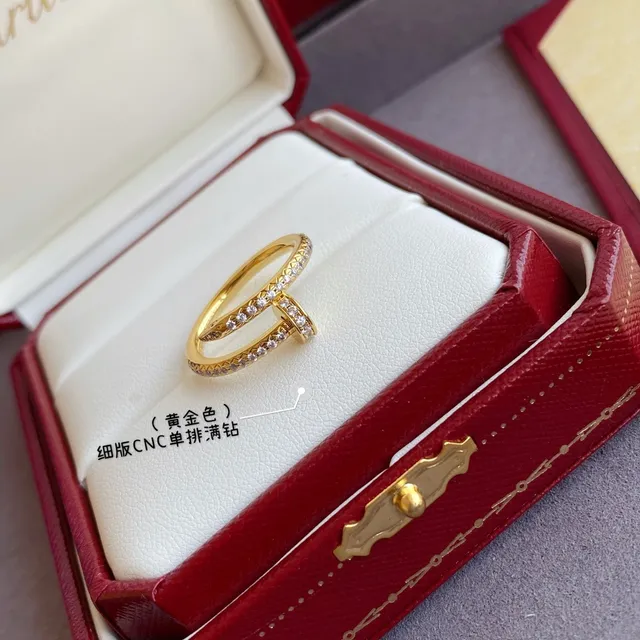 Cartier Juste un Clou Bague Fine Pavé Diamant 5