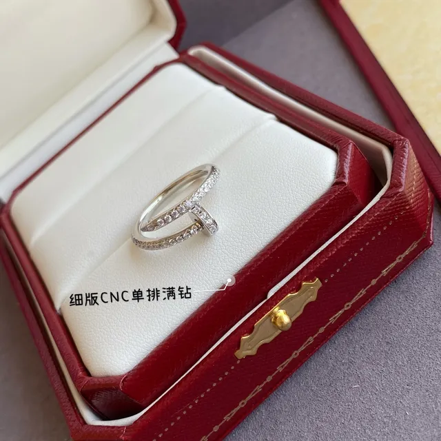 Cartier Juste un Clou Bague Fine Pavé Diamant 6