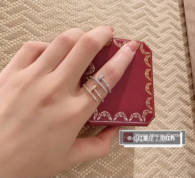 Cartier Juste un Clou Bague Fine Pavé Diamant 9