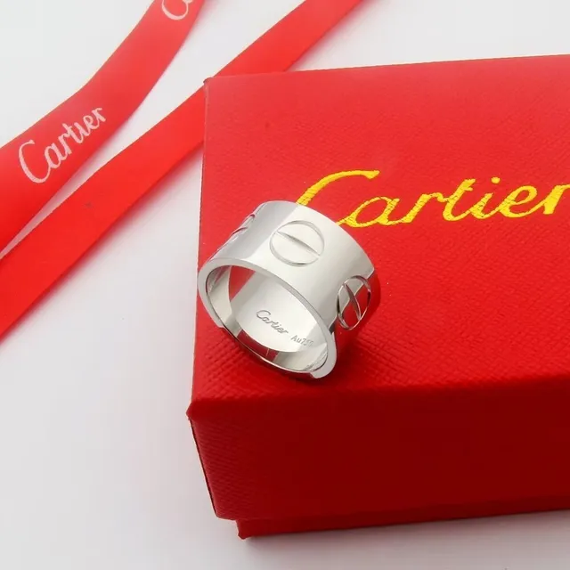 Cartier Juste un Clou Wide Band Silver Ring 4