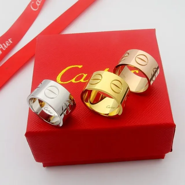 Cartier Juste un Clou Wide Band Silver Ring 5