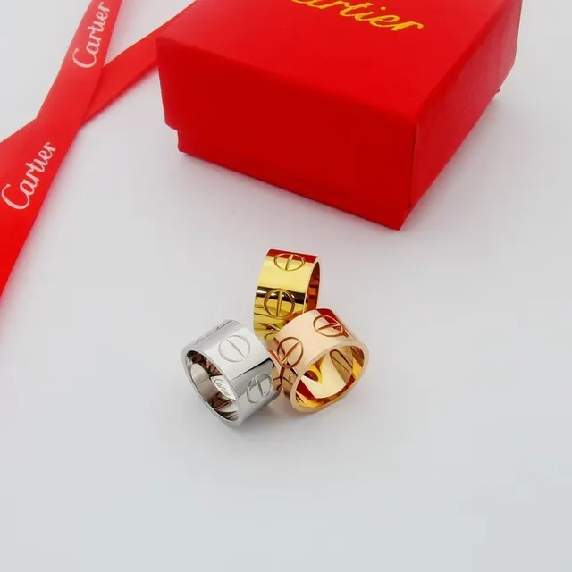 Cartier Juste un Clou Wide Band Silver Ring 7