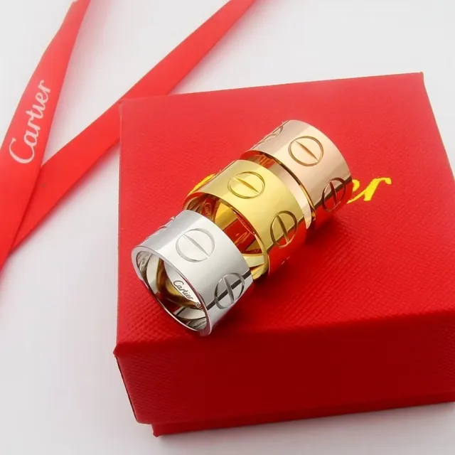 Cartier Juste un Clou Wide Band Silver Ring 9
