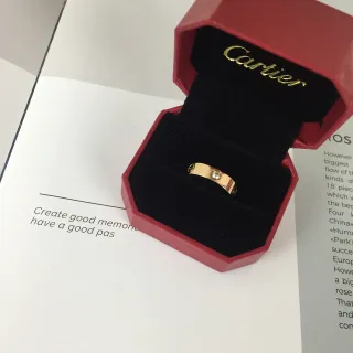Cartier Love Ring Yellow Gold Single Diamond Ring