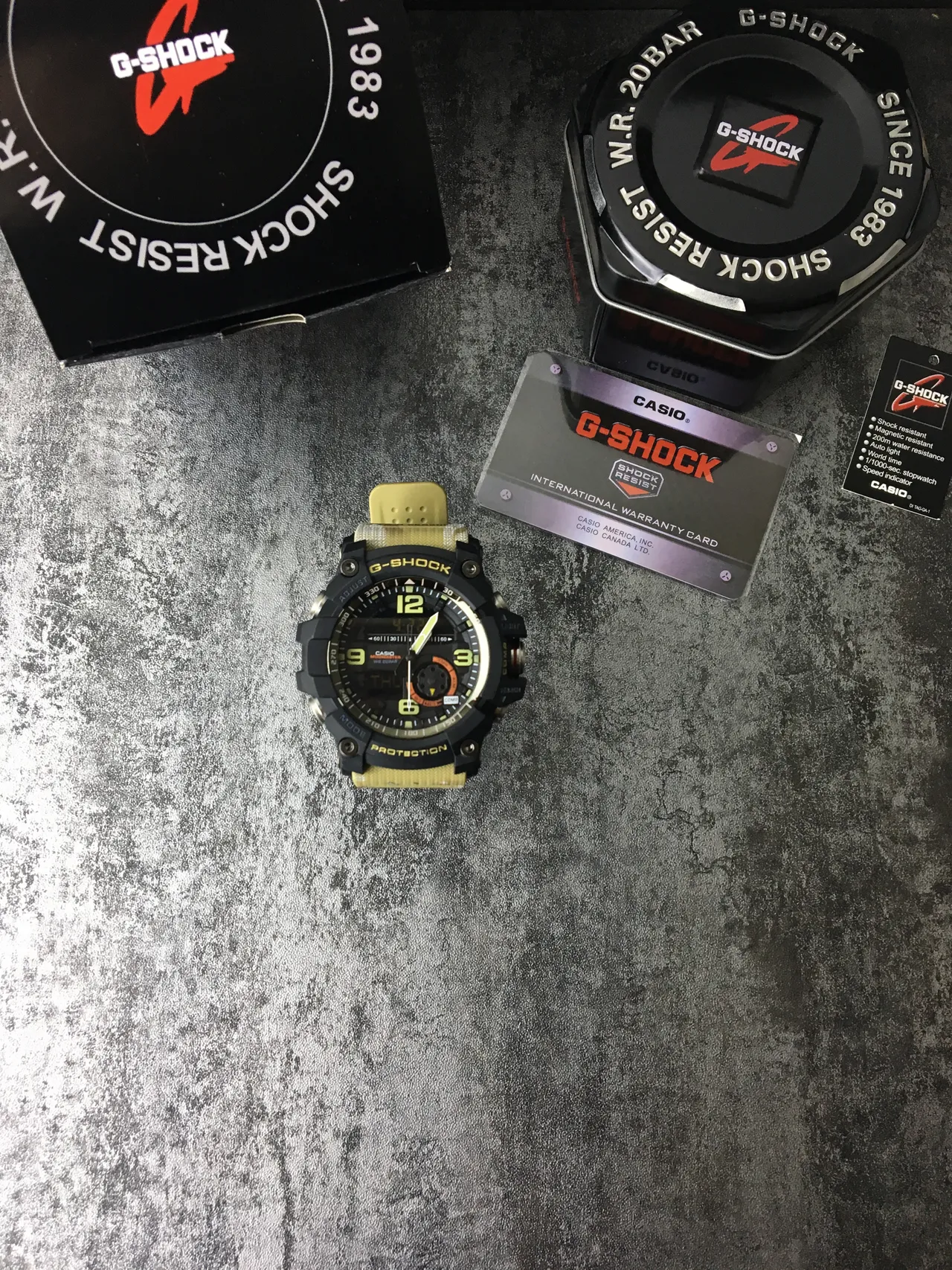 Casio Black Yellow Rugged Multi-Function Analog-Digital Hybrid Sports Watch 2