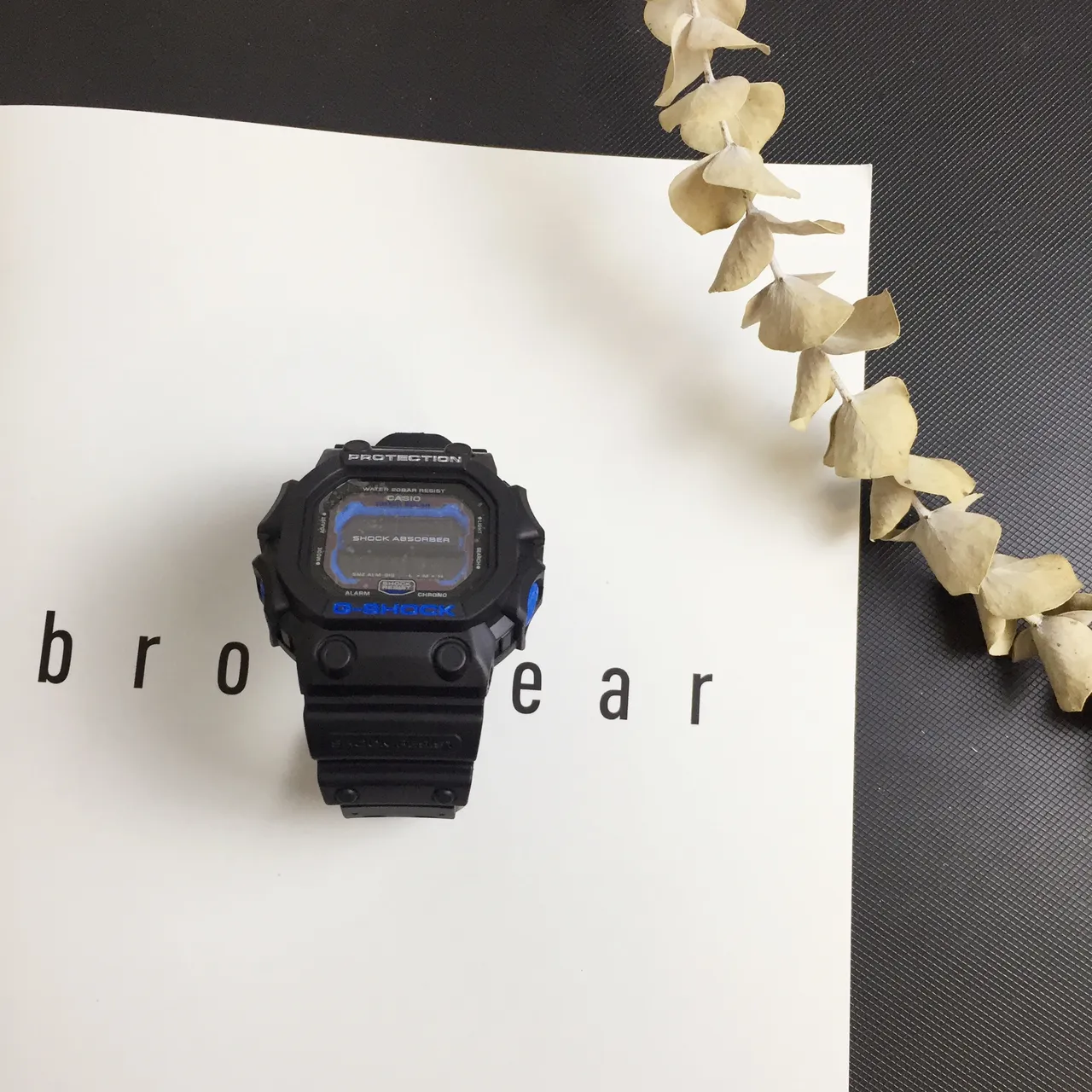 Casio G-Shock DW-5600 काला नीला मजबूत वर्गाकार केस LED बैकलाइट घड़ी 2