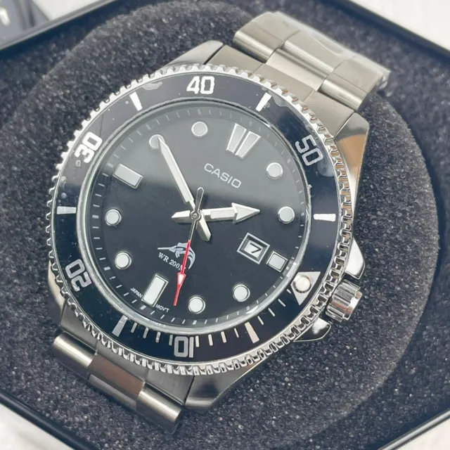 كاسيو G-Shock Frogman نمط الغوص وجه أسود ستيل مقاوم للصدأ ساعة رياضية 2
