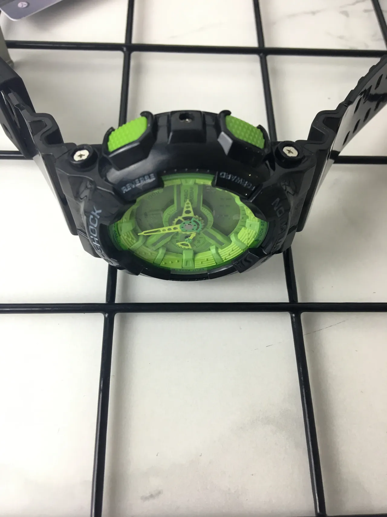 Casio G-Shock GA-110 Lime Green Black Sports Watch 4