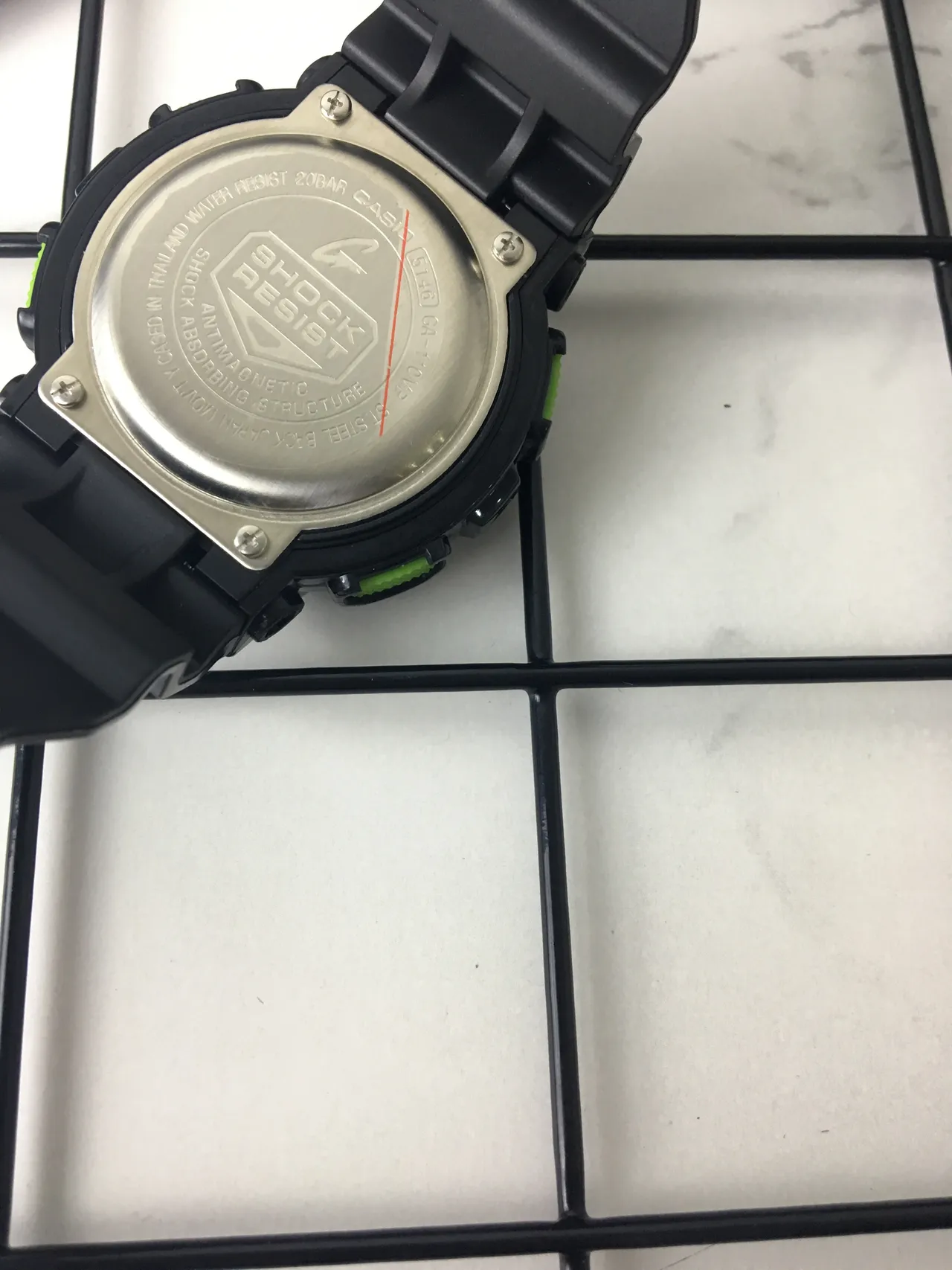 Casio G-Shock GA-110 Lime Green Black Sports Watch 5