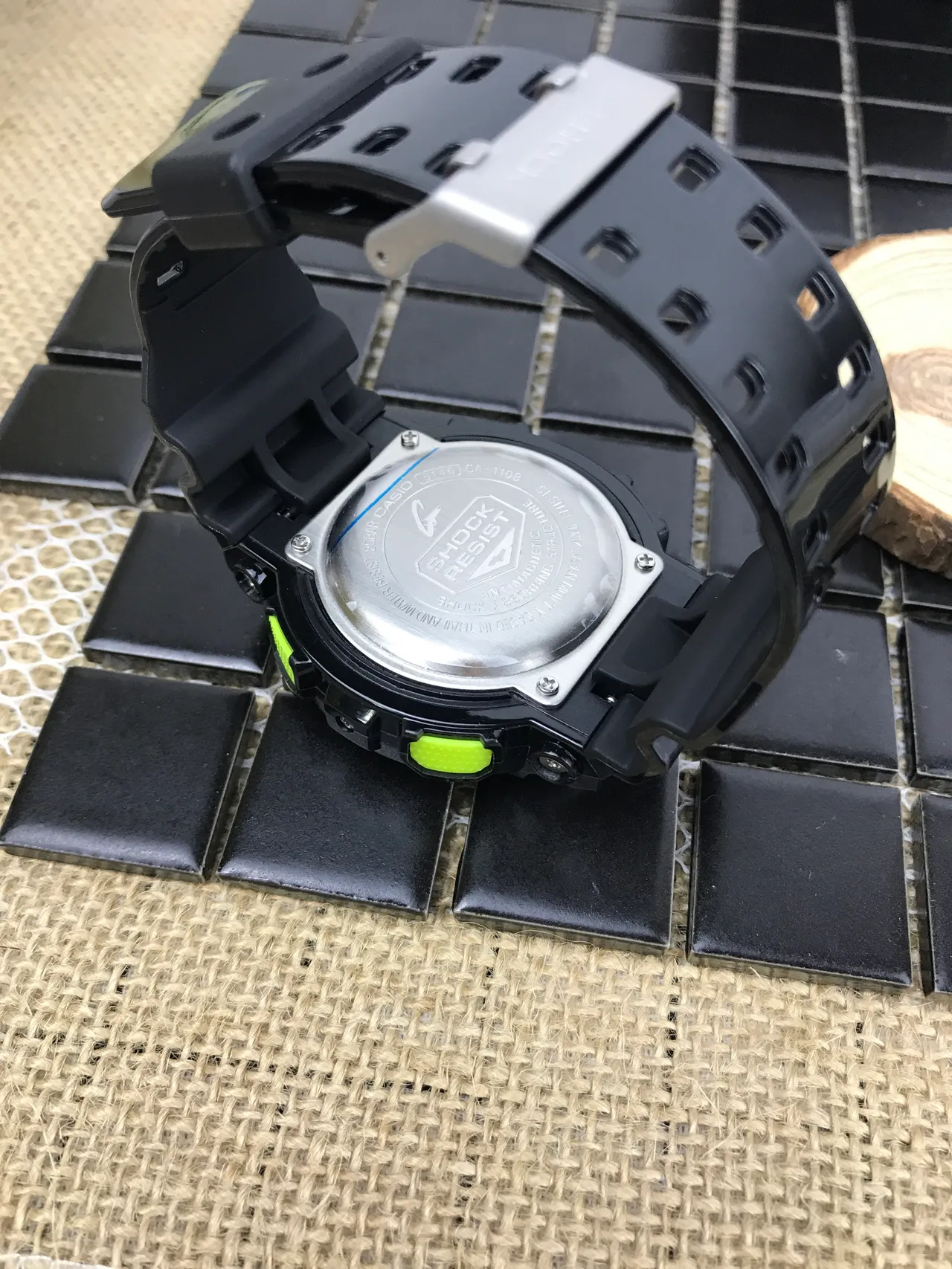 Casio G-Shock GA-110 Lime Green Black Sports Watch 15