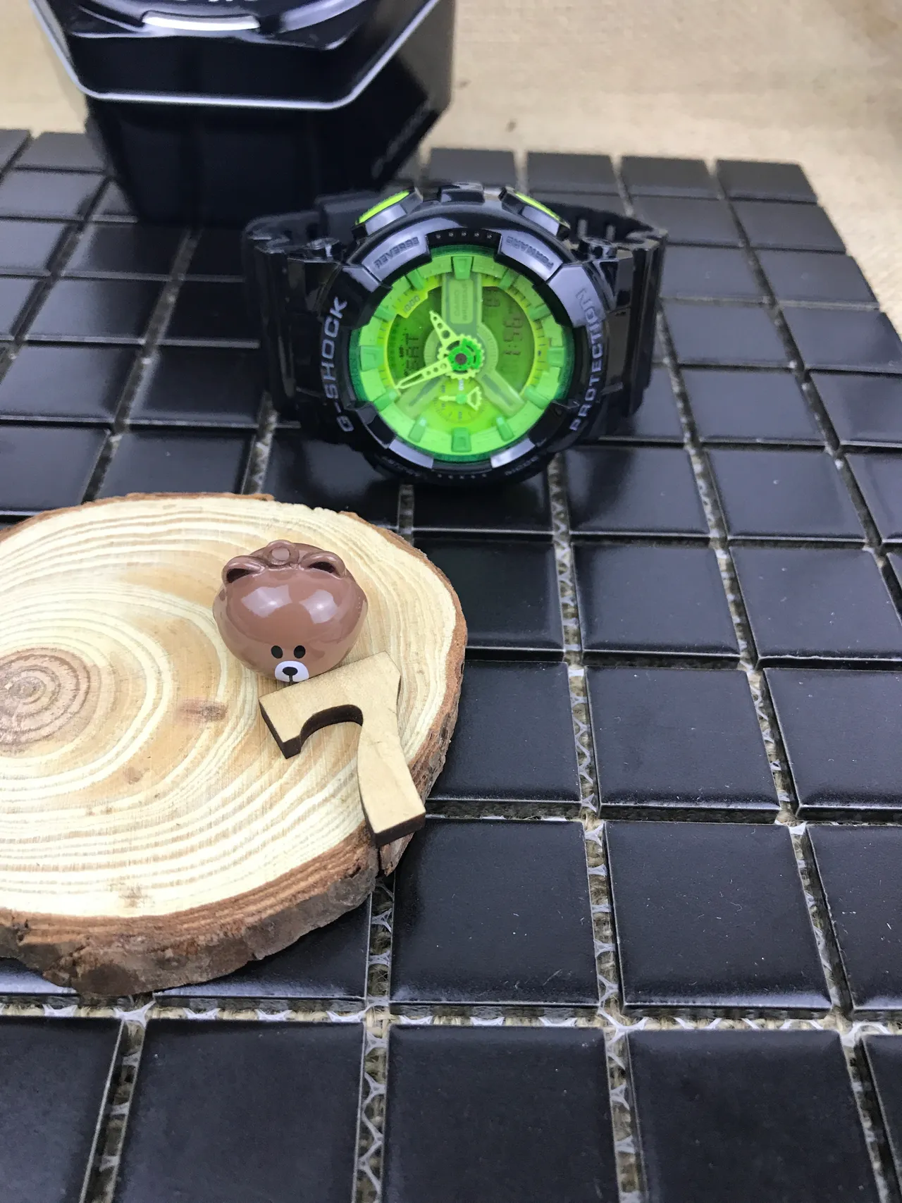 Casio G-Shock GA-110 Lime Green Black Sports Watch 16