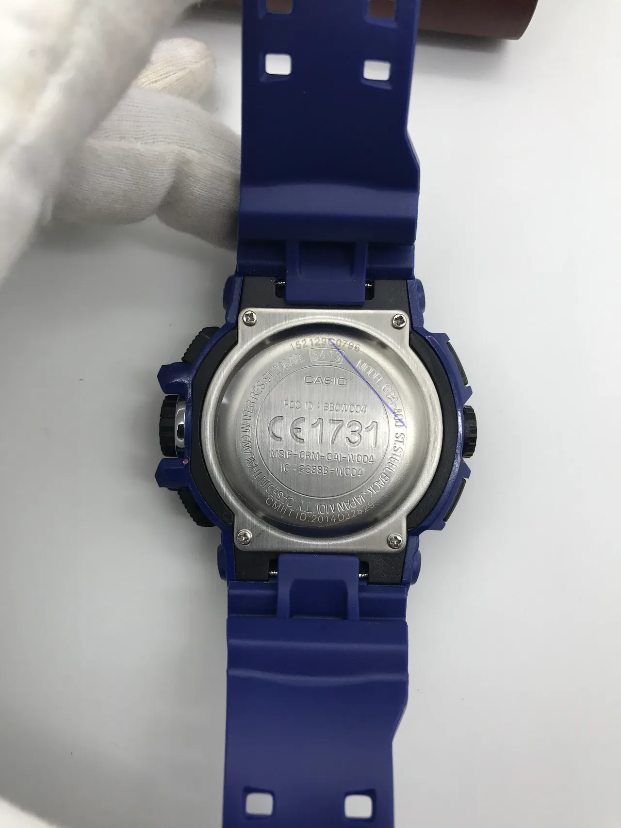 Casio G-Shock GA-B2100 Blue Resin Hybrid Sports Watch 3