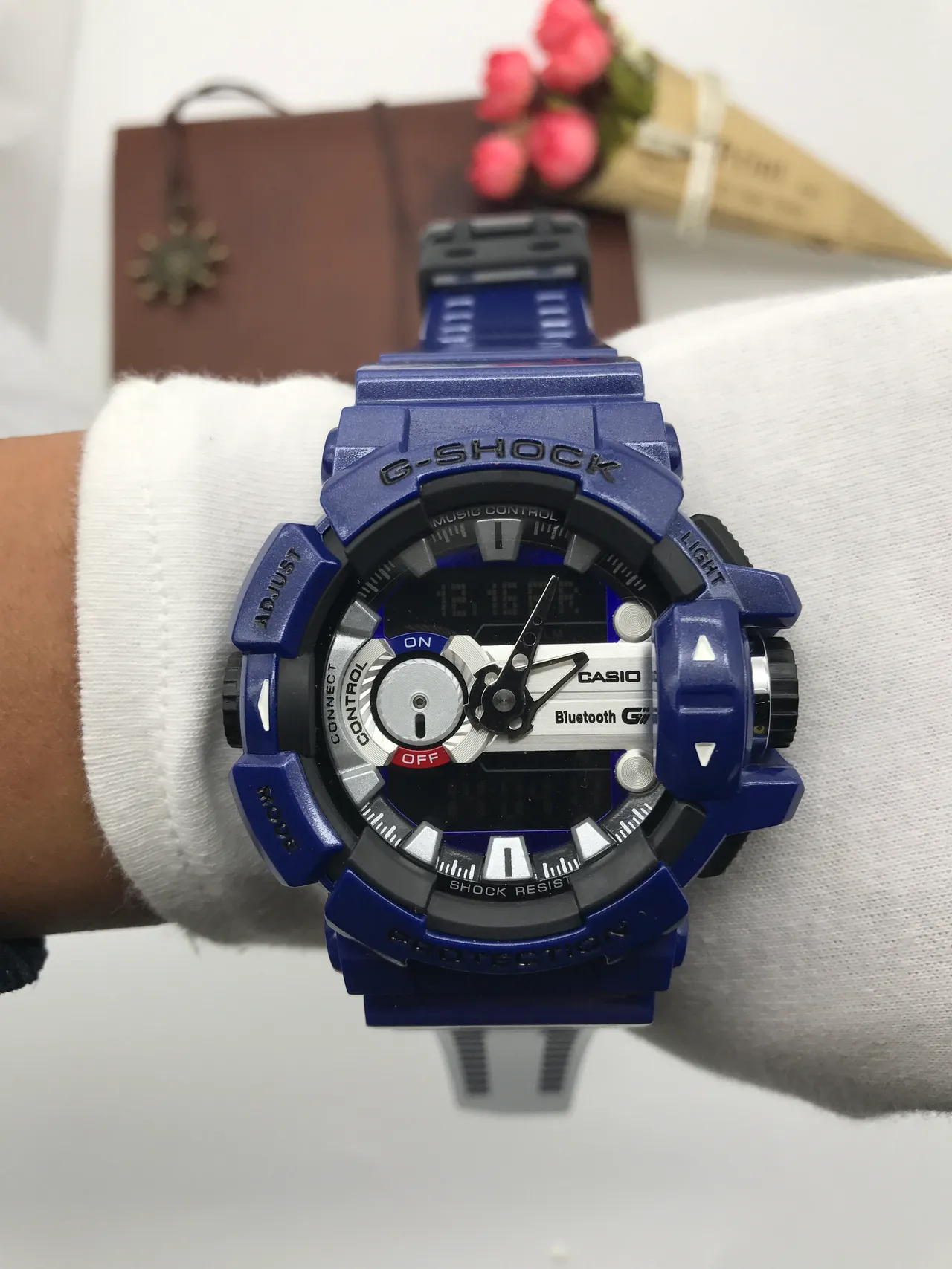 Casio G-Shock GA-B2100 Blue Resin Hybrid Sports Watch 6