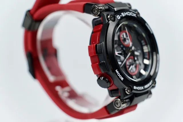 Casio G-Shock MR-G Black and Red Chronograph Sports Watch 3