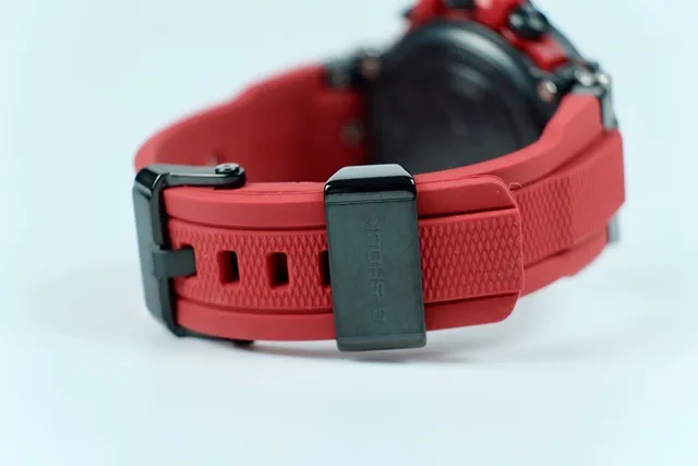 Casio G-Shock MR-G Black and Red Chronograph Sports Watch 5