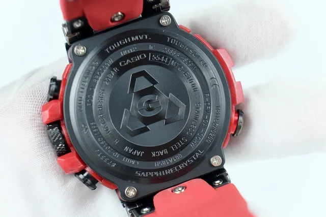 Casio G-Shock MR-G Black and Red Chronograph Sports Watch 7
