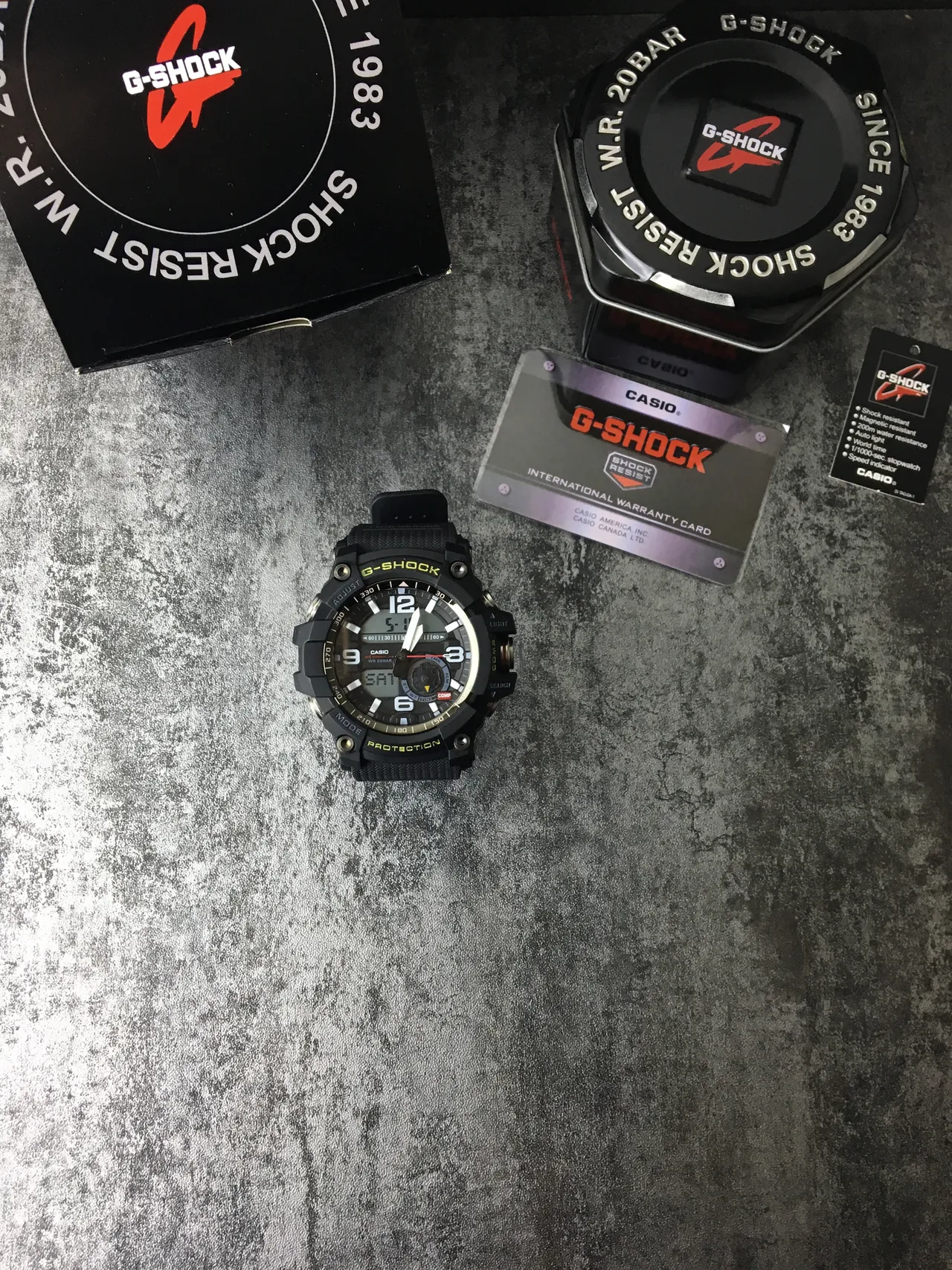 Casio G-Shock Mudmaster 黑色黄色 运动手表 2