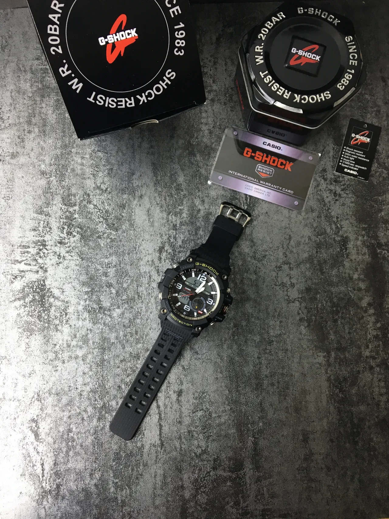 Casio G-Shock Mudmaster 黑色黄色 运动手表 6