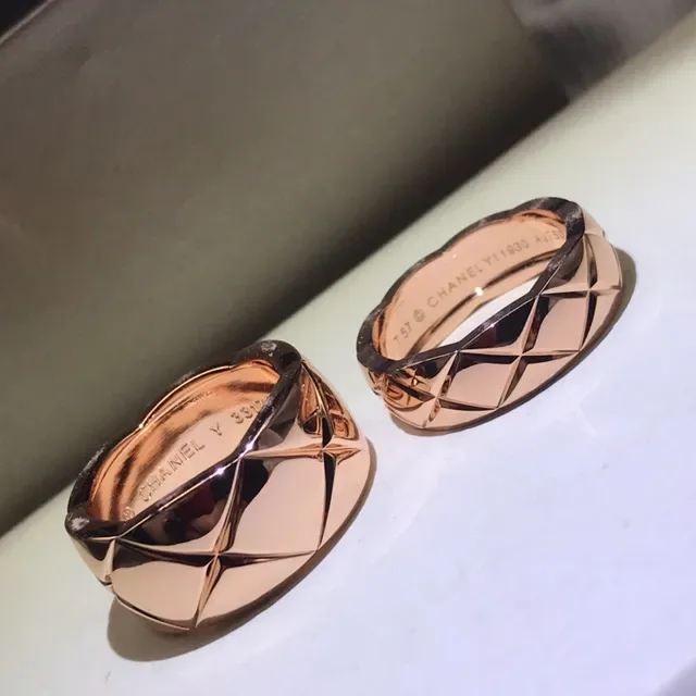 Chanel Anneaux Quilted Argenté Matelassé Diamanté 4