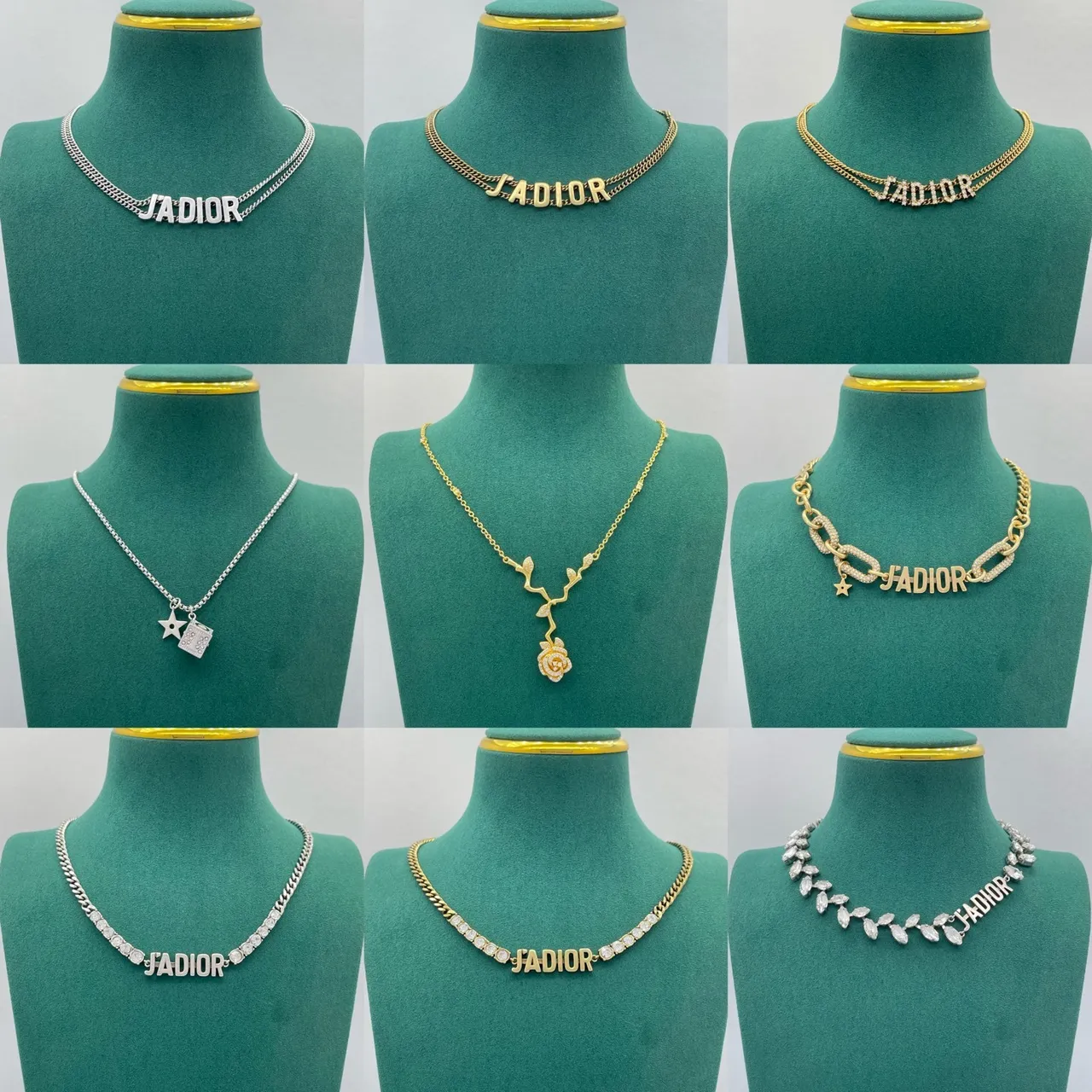 Chanel White Silver Pearl Strand Interlocking CC Logo Necklace 5