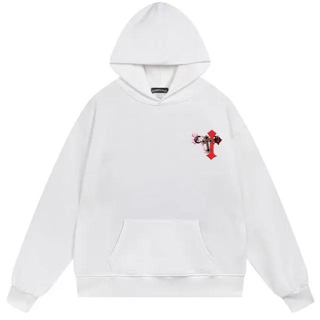 Chrome Hearts Graphic Cross Print Black Hoodie 4