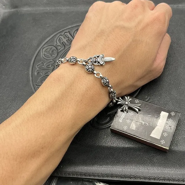 Chrome Hearts 银多魅力手链 2