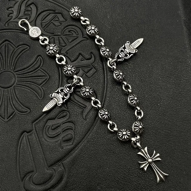 Chrome Hearts 银多魅力手链 5