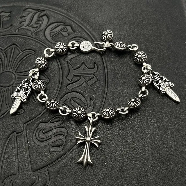 Chrome Hearts 银多魅力手链 6