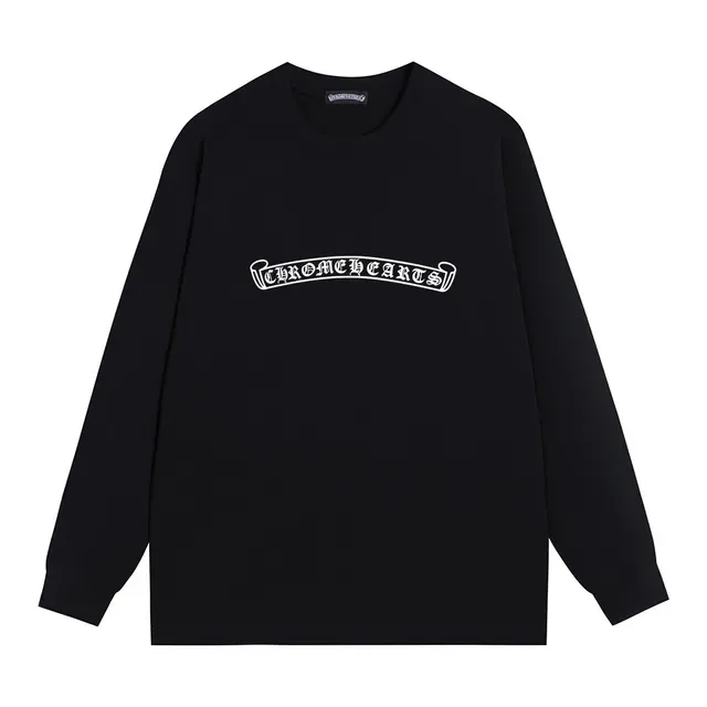 Chrome Hearts Triple Cross Black Long-Sleeve Graphic T-Shirt 3