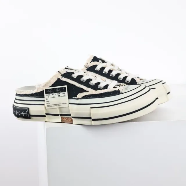 Converse Tênis Lifestyle Preto Bege Superior de Lona Listrado Cupsole 3