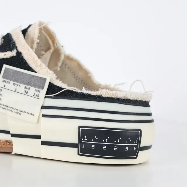 Converse Tênis Lifestyle Preto Bege Superior de Lona Listrado Cupsole 4