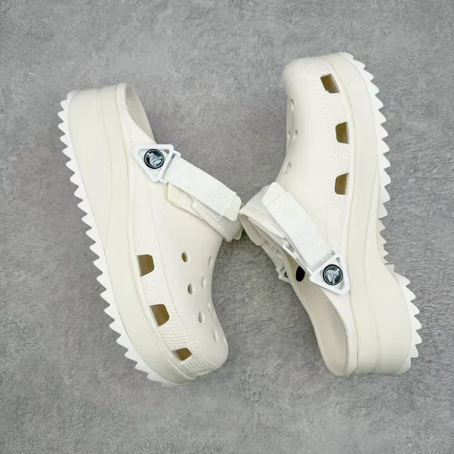 Crocs Echo Clog Off-White Platform Clog 3