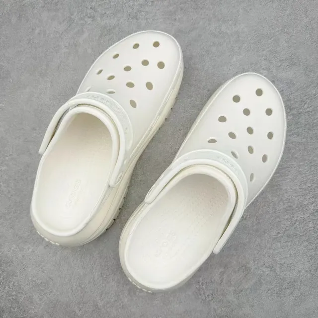Crocs Echo Clog off-white zueco de plataforma 8